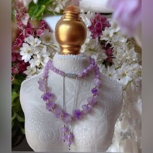 - Natural Amethyst Necklace